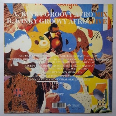 Happy Mondays - Kinky Groovy Afro • 12" Vinyl Maxi • MINT - Labyrinth Music