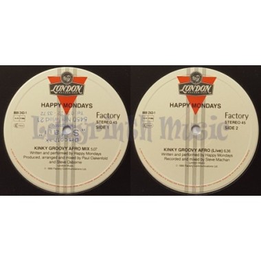 Happy Mondays - Kinky Groovy Afro • 12" Vinyl Maxi • MINT - Labyrinth Music