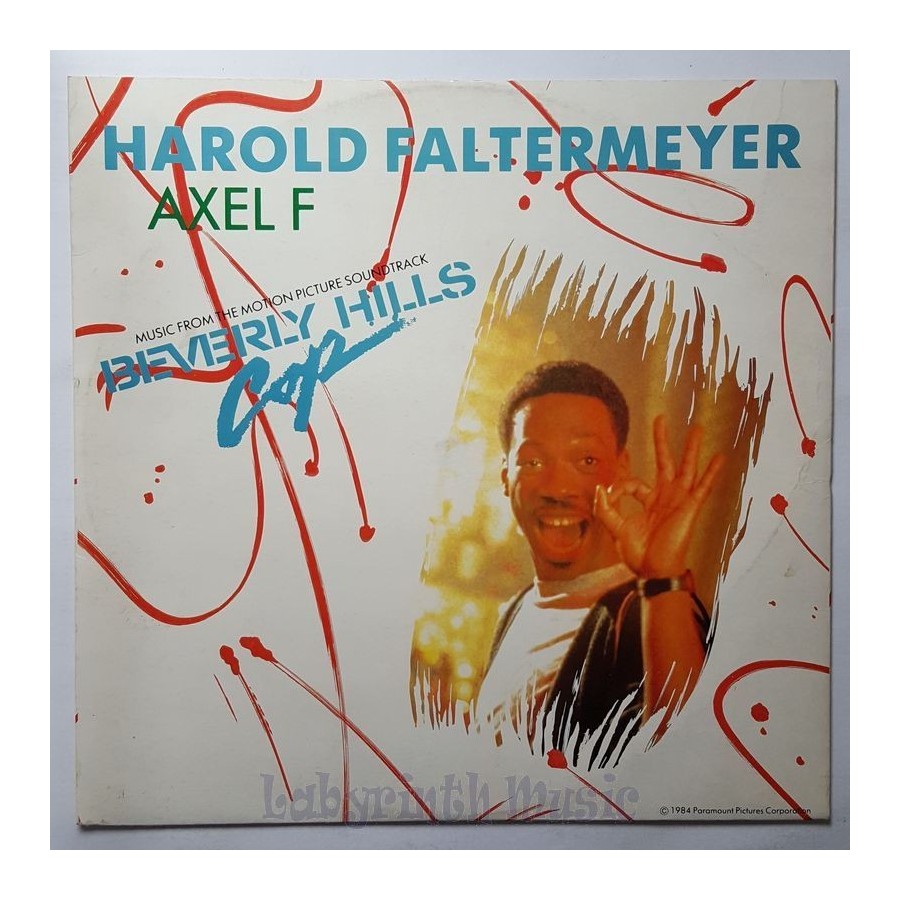 Harold Faltermeyer - Axel F • 12" Vinyl Maxi • EX - Labyrinth Music