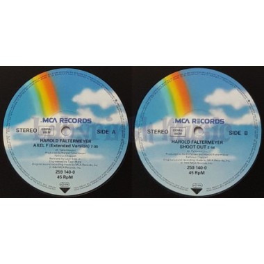 Harold Faltermeyer - Axel F • 12" Vinyl Maxi • EX - Labyrinth Music