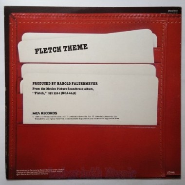 Harold Faltermeyer - Fletch Theme • 12" Vinyl Maxi • NM - Labyrinth Music
