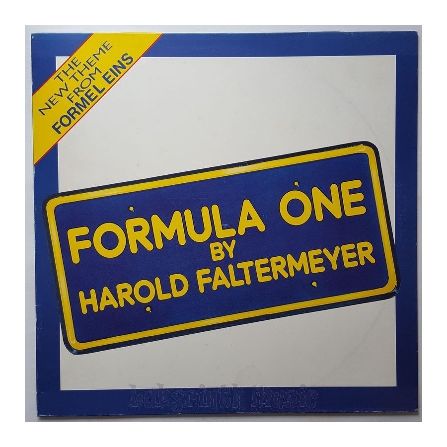 Harold Faltermeyer - Formula One • 12" Vinyl Maxi • EX - Labyrinth Music
