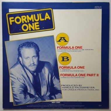 Harold Faltermeyer - Formula One • 12" Vinyl Maxi • EX - Labyrinth Music