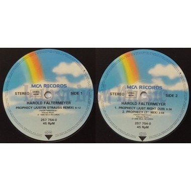 Harold Faltermeyer - Prophecy • 12" Vinyl Maxi • EX - Labyrinth Music