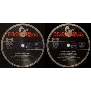 Harry Lime's Gang - The Third Man • 12" Vinyl Maxi • EX - Labyrinth Music