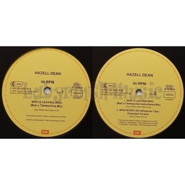 Hazell Dean - Who's Leaving Who • 12" Vinyl Maxi - Labyrinth Music