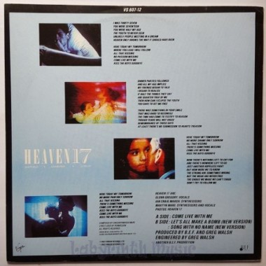 Heaven 17 - Come Live With Me • 12" Vinyl Maxi • EX - Labyrinth Music