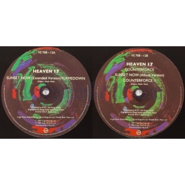 Heaven 17 - Sunset Now • 12" Vinyl Maxi - Labyrinth Music