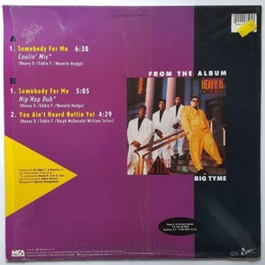 Heavy D. & The Boyz - Somebody For Me • 12" Vinyl Maxi • NM - Labyrinth Music