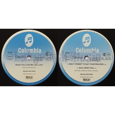 Helen Watson - When You Love Me I Get Lazy • 12" Vinyl Maxi • MINT - Labyrinth Music