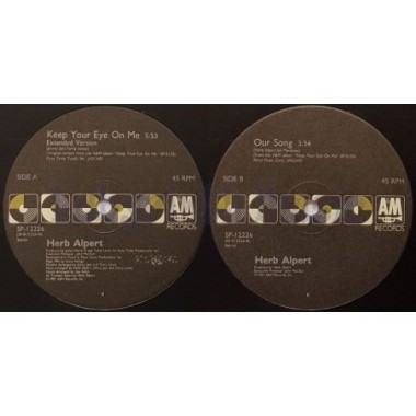 Herb Alpert - Keep Your Eye On Me • 12" Vinyl Maxi • MINT - Labyrinth Music