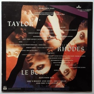 Arcadia - Election Day • The Consensus Mix • 12" Vinyl Maxi - Labyrinth Music