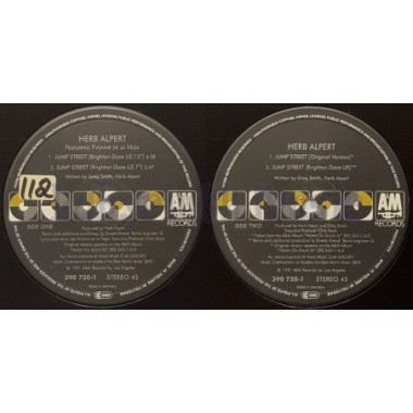 Herb Alpert Feat. Yvonne De La Vega - Jump Street • 12" Vinyl Maxi • EX - Labyrinth Music