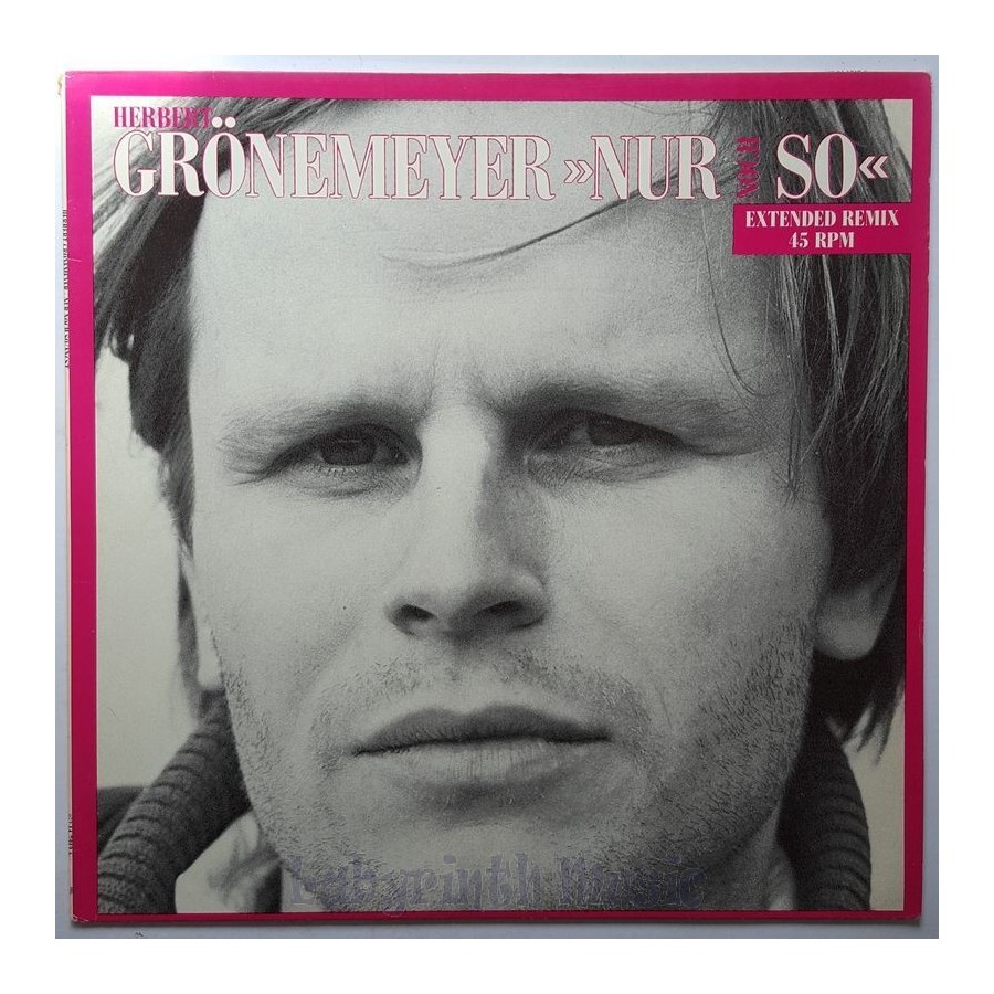 Herbert Grönemeyer - Nur Noch So • 12" Vinyl Maxi • EX - Labyrinth Music
