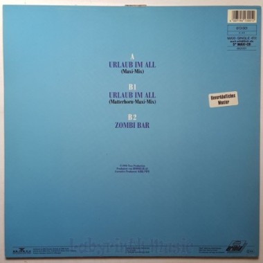 Himmelblau - Urlaub Im All • 12" Vinyl Maxi • MINT - Labyrinth Music