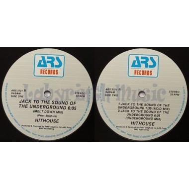 Hithouse - Jack To The Sound Of The Underground • 12" Vinyl Maxi • MINT - Labyrinth Music