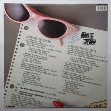 Holly Cat - I Wanna Be Like Madonna • 12" Vinyl Maxi • EX - Labyrinth Music