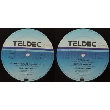 Hong Kong Syndikat - Concrete + Clay • 12" Vinyl Maxi • EX - Labyrinth Music