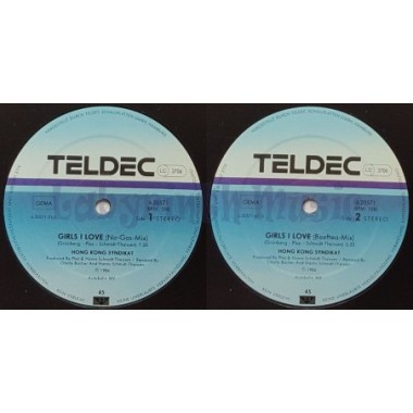 Hong Kong Syndikat - Girls I Love • 12" Vinyl Maxi • EX - Labyrinth Music