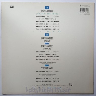 Hot Chocolate - Every 1's A Winner • Sexy Remix • 12" Vinyl Maxi • NM - Labyrinth Music