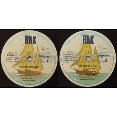 Hot Chocolate - Love Me To Sleep • 12" Vinyl Maxi • EX - Labyrinth Music
