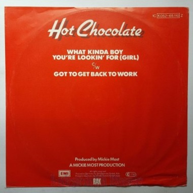 Hot Chocolate - What Kinda Boy You're Lookin' For • 12" Vinyl Maxi - Labyrinth Music