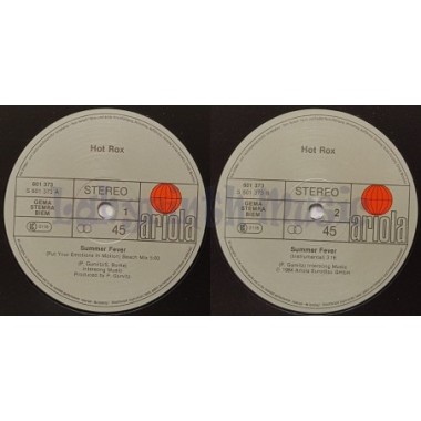Hot Rox - Summer Fever • 12" Vinyl Maxi • EX - Labyrinth Music