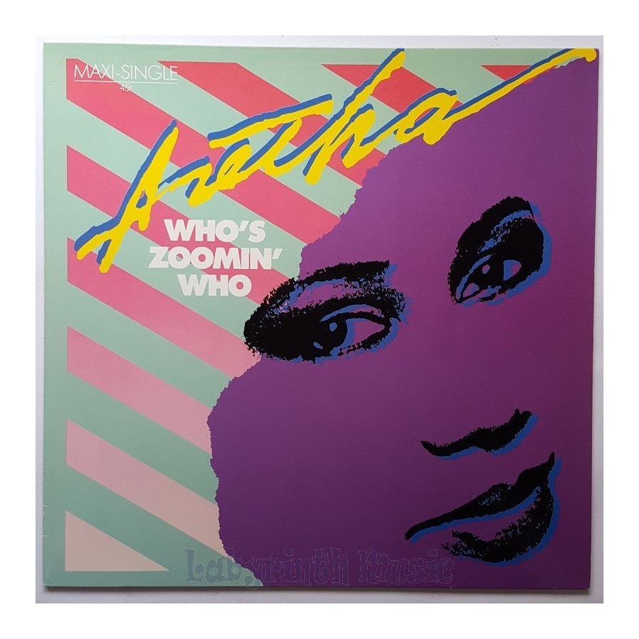 Aretha Franklin - Who's Zoomin' Who • 12" Vinyl Maxi • EX - Labyrinth Music