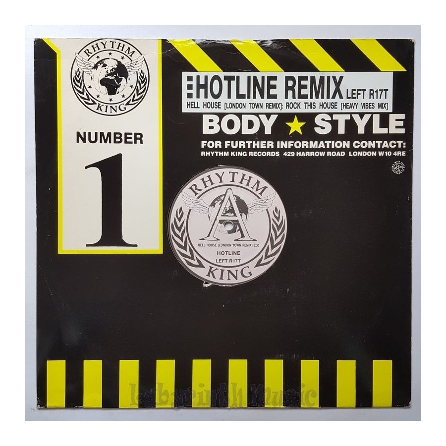 Hotline - Hell House • 12" Vinyl Maxi • EX - Labyrinth Music