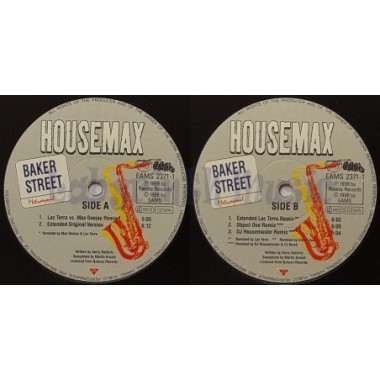 Housemax - Baker Street • 12" Vinyl Maxi • EX - Labyrinth Music