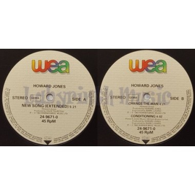 Howard Jones - New Song • 12" Vinyl Maxi • NM - Labyrinth Music