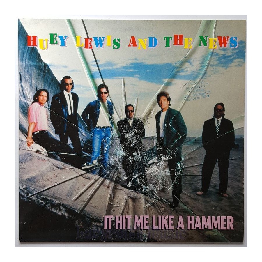 Huey Lewis And The News - It Hit Me Like A Hammer • 12" Vinyl Maxi • EX - Labyrinth Music