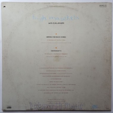 Hugh Masekela - Bring Him Back Home • 12" Vinyl Maxi - Labyrinth Music