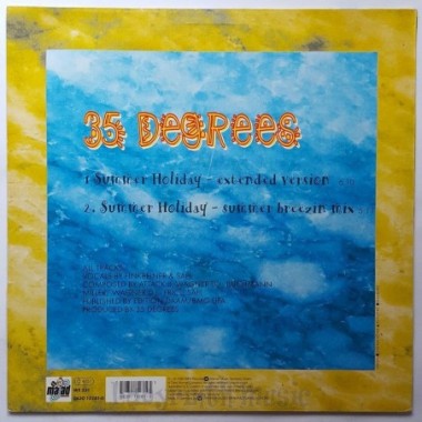 35 Degrees - Summer Holiday • 12" Vinyl Maxi • EX - Labyrinth Music