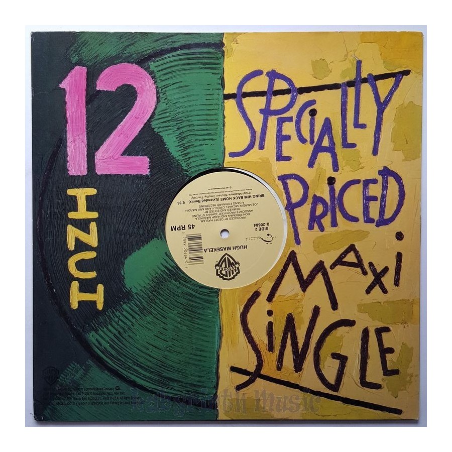 Hugh Masekela - Bring Him Back Home • 12" Vinyl Maxi • NM - Labyrinth Music