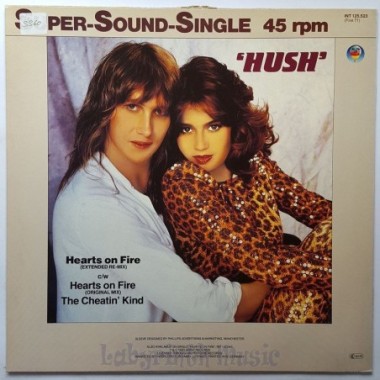 Hush - Hearts On Fire • 12" Vinyl Maxi • EX - Labyrinth Music