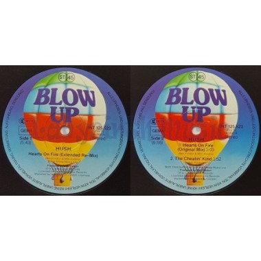 Hush - Hearts On Fire • 12" Vinyl Maxi • EX - Labyrinth Music