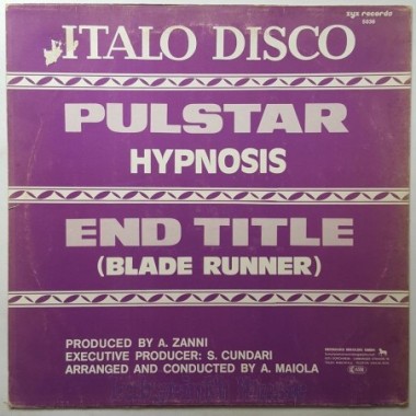 Hypnosis - Pulstar • 12" Vinyl Maxi - Labyrinth Music
