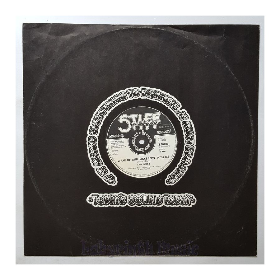 Ian Dury - Wake Up And Make Love With Me • 12" Vinyl Maxi • EX - Labyrinth Music