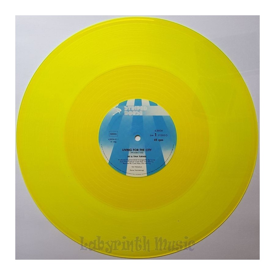 Ike & Tina Turner - Living For The City • 12" Vinyl Maxi • EX - Labyrinth Music