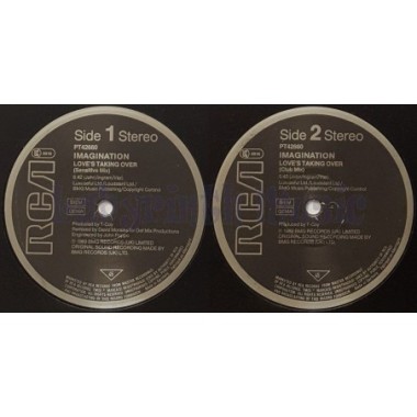 Imagination - Love's Taking Over • 12" Vinyl Maxi - Labyrinth Music