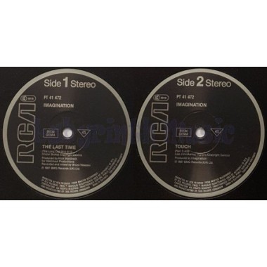 Imagination - The Last Time • 12" Vinyl Maxi • MINT - Labyrinth Music