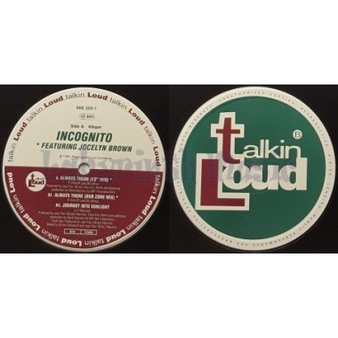 Incognito Feat. Jocelyn Brown - Always There • 12" Vinyl Maxi • EX - Labyrinth Music