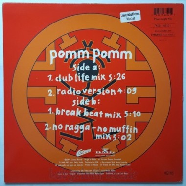 Indee Feat. Gigolo - Pomm Pomm • 12" Vinyl Maxi • EX - Labyrinth Music