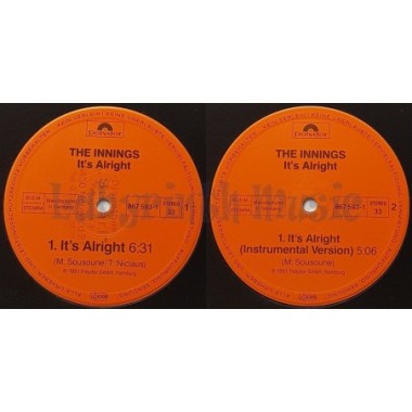 The Innings - It's Alright • 12" Vinyl Maxi • NM - Labyrinth Music