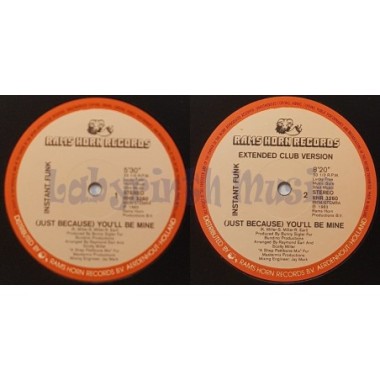 Instant Funk - (Just Because) You'll Be Mine • 12" Vinyl Maxi - Labyrinth Music