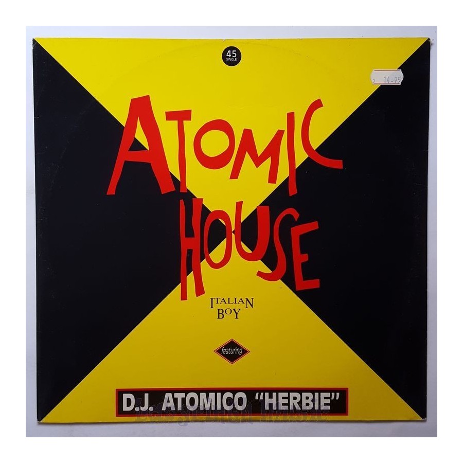 Italian Boy Feat. D.J. Atomico 'Herbie' - Atomic House • 12" Vinyl Maxi • EX - Labyrinth Music