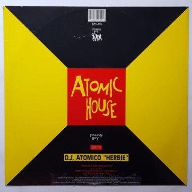Italian Boy Feat. D.J. Atomico 'Herbie' - Atomic House • 12" Vinyl Maxi • EX - Labyrinth Music