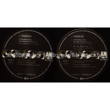 J. Marcus - Liberation Day • 12" Vinyl Maxi • NM - Labyrinth Music