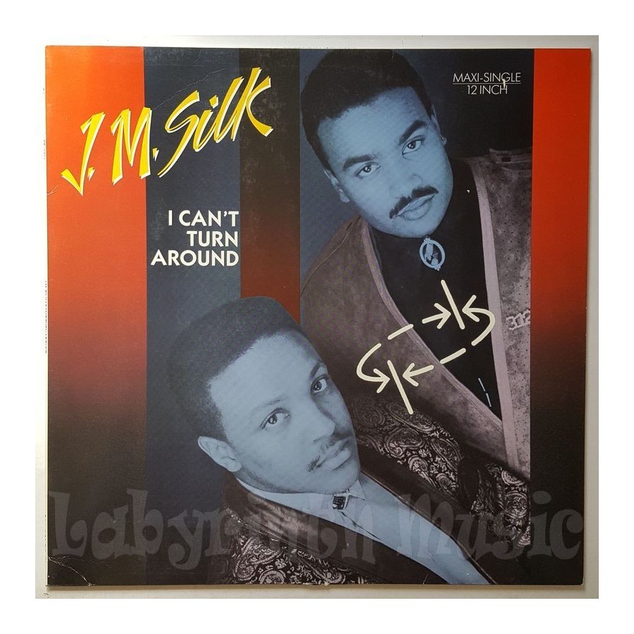 J.M. Silk - I Can't Turn Around • 12" Vinyl Maxi • NM - Labyrinth Music